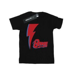 David Bowie Boys Red Bolt T-Shirt / Black